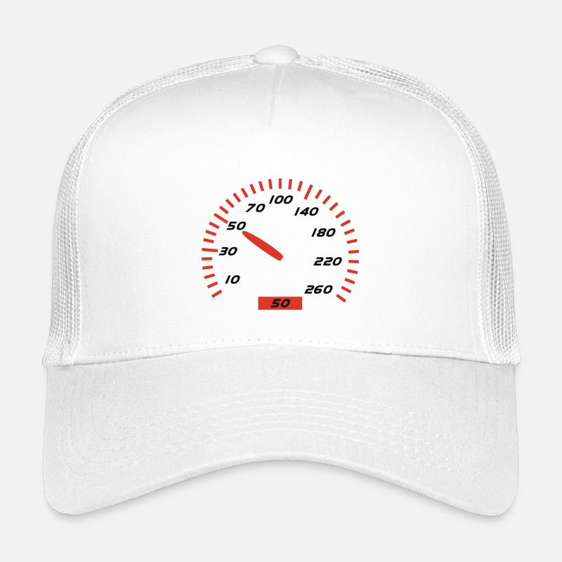 Geburtstag - 50 - Kinder Trucker-Cap - Weiß