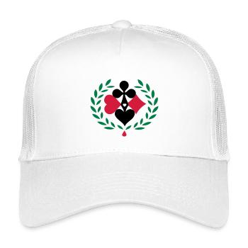 Poker Game Lucky - Kids’ Trucker Cap - white - Front