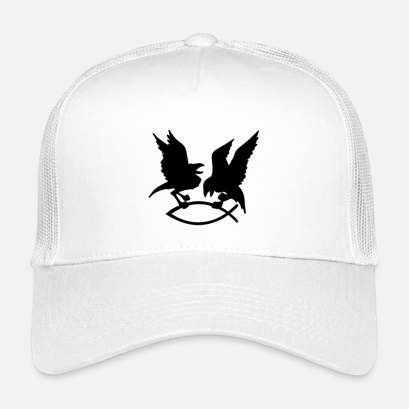 T-Shirt mit Odin's Raben auf den Ärmeln Kinder Trucker-Cap