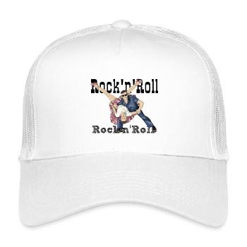 Rock and Roll - Kids’ Trucker Cap - white - Front