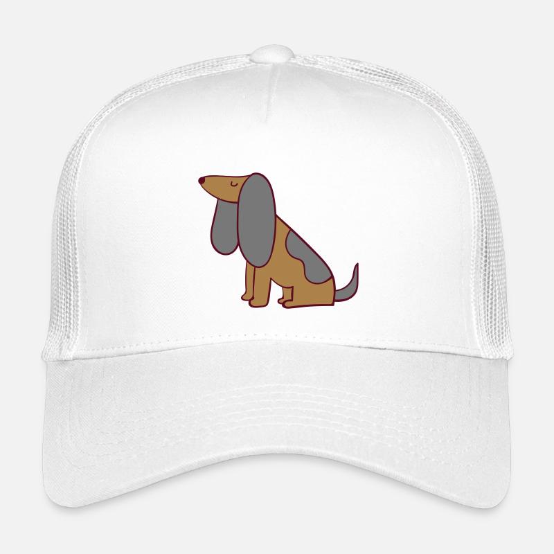 Hund - Kinder Trucker-Cap - Weiß