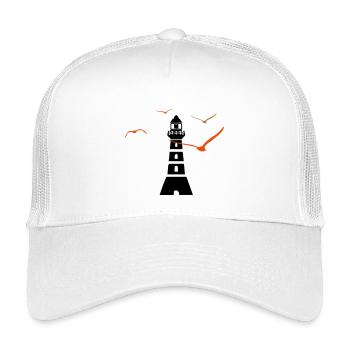 Lighthouse | Seafaring | Sea - Kids’ Trucker Cap - white - Front