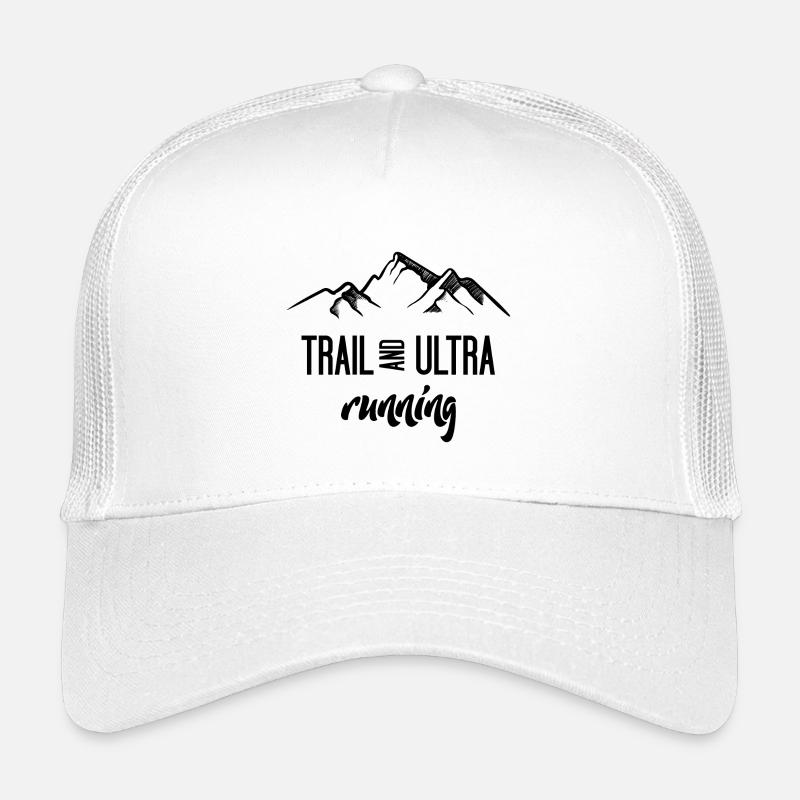 Trail Running und Ultra Running - Kinder Trucker-Cap - Weiß