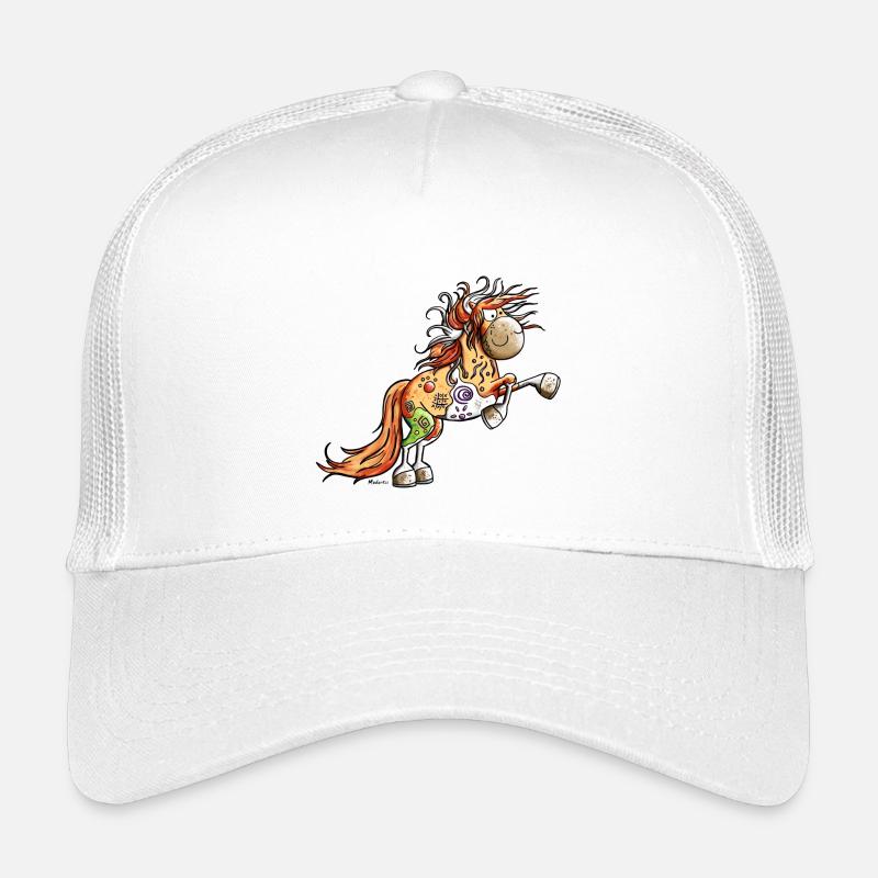 Wildes Indianer Pferd Kinder Trucker-Cap