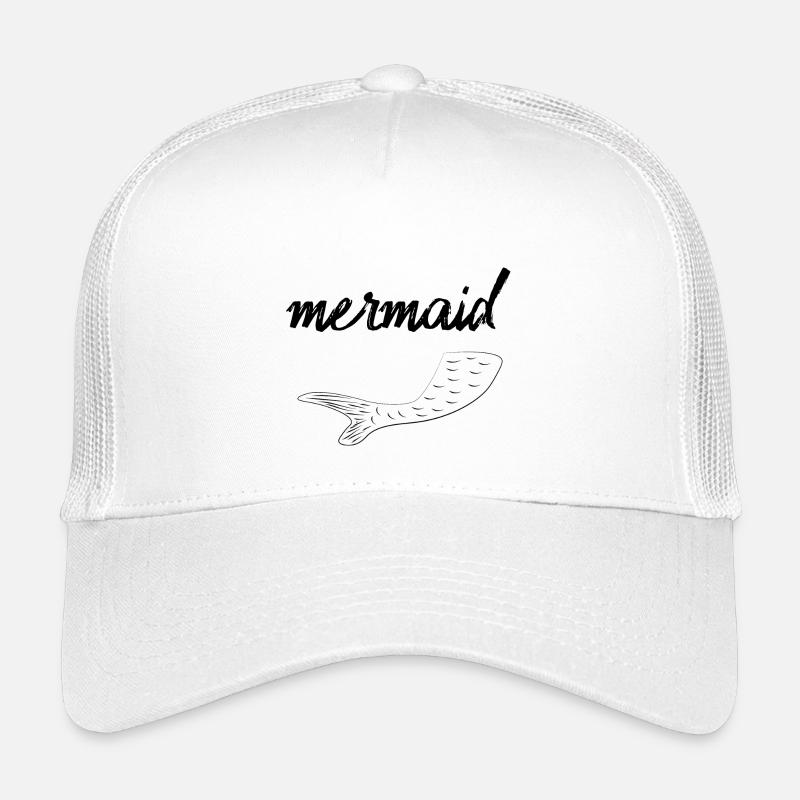 mermaid - Kinder Trucker-Cap - Weiß
