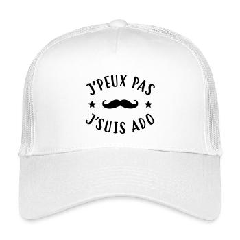Teenager / Jugendliche / Jugendlicher / Kind - Kinder Trucker-Cap - Weiß - Vorne