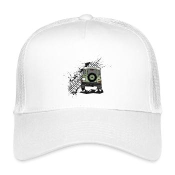 Defender Splash hinten - Kinder Trucker-Cap - Weiß - Vorne