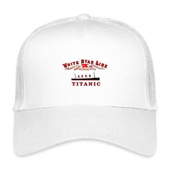 TITANIC WHITE STAR LINE - Kids’ Trucker Cap - white - Front