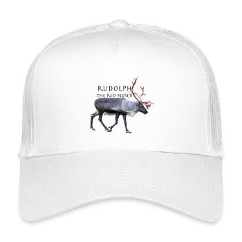 Rudolph - Kinder Trucker-Cap - Weiß - Vorne