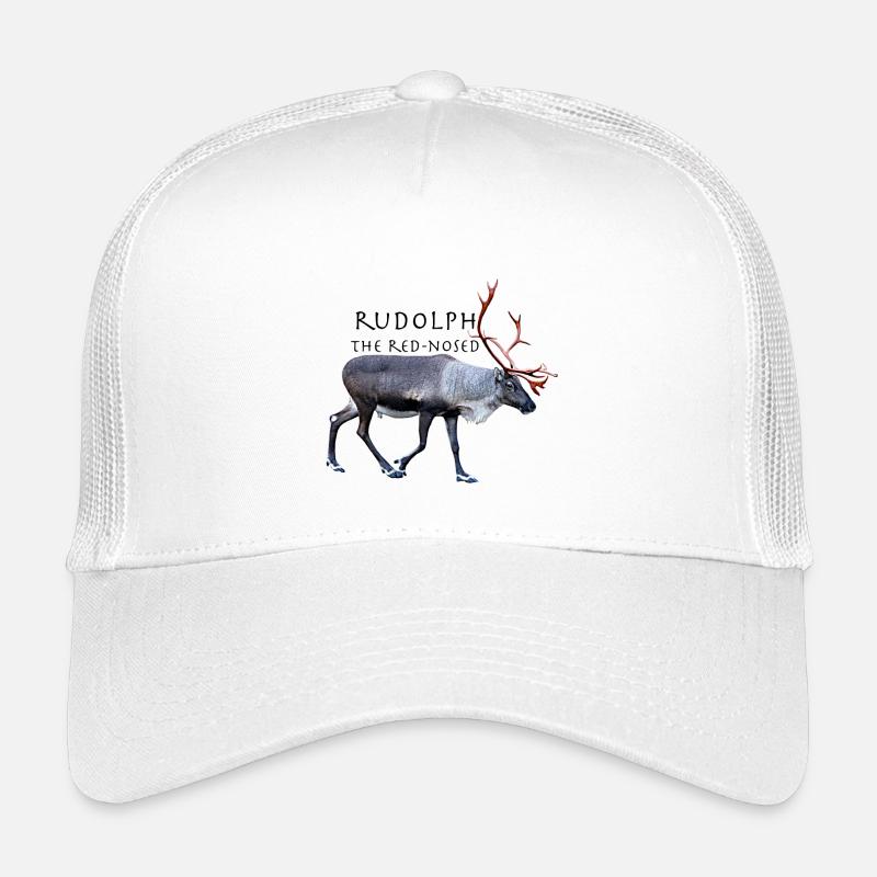 Rudolph - Kinder Trucker-Cap - Weiß