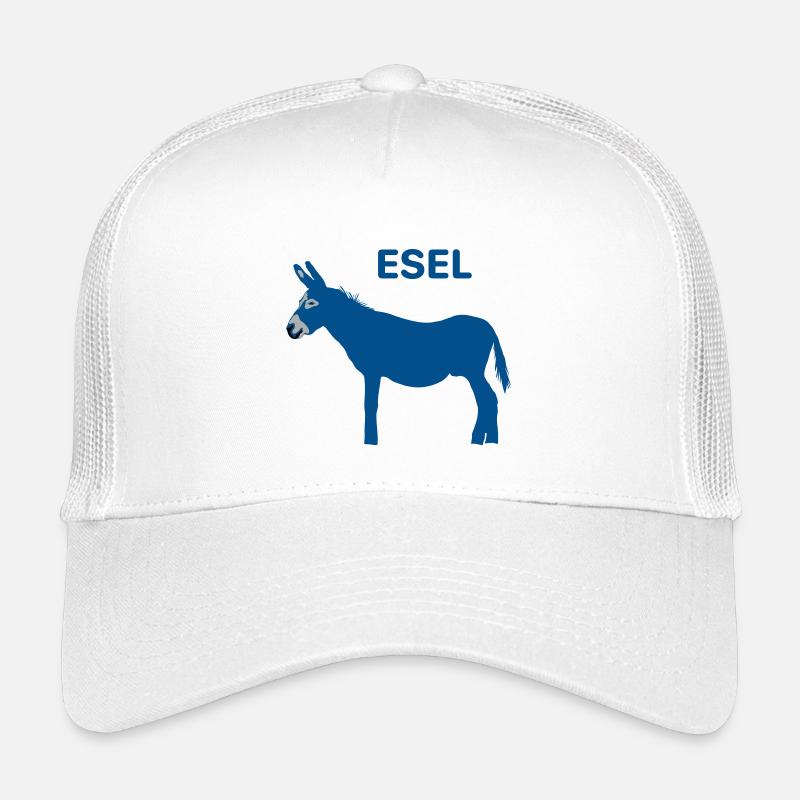 Esel in blau (und andere Farben) Kinder Trucker-Cap
