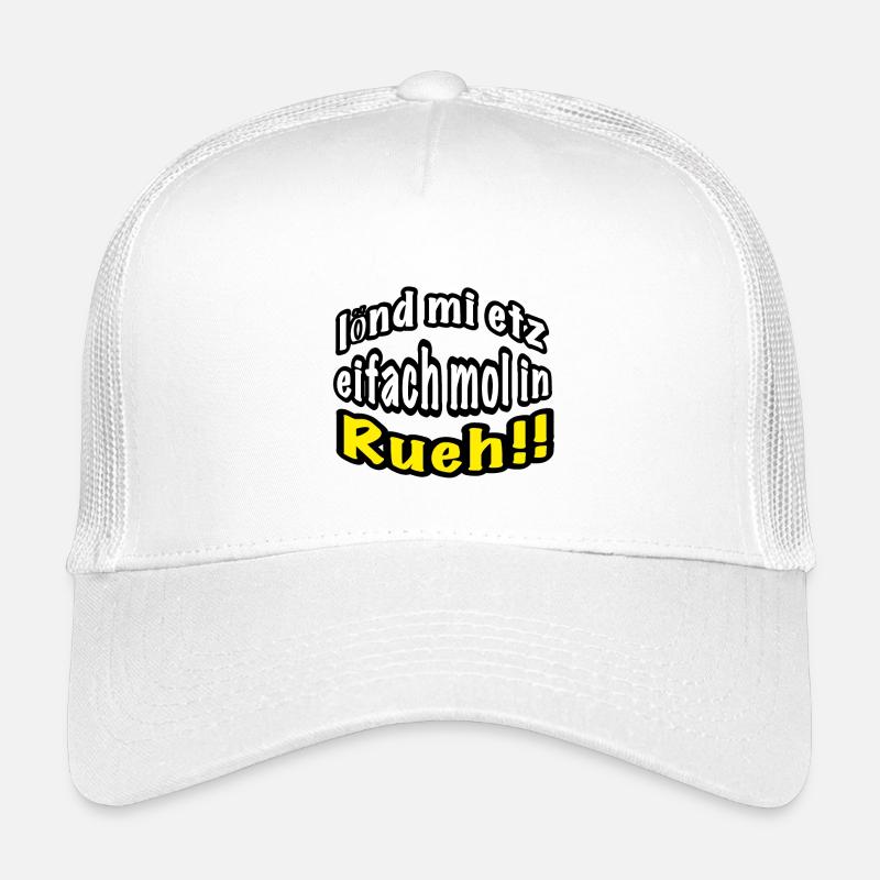 lönd mi etz eifach mol in Rueh Kinder Trucker-Cap