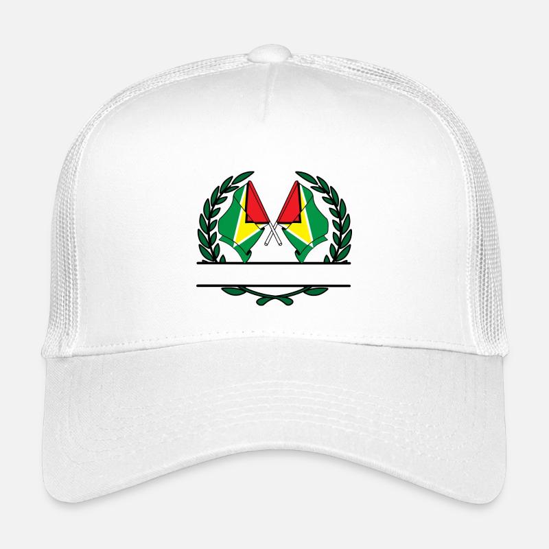 Flaggen Guyana-Lorbeerkranz-Banner Kinder Trucker-Cap