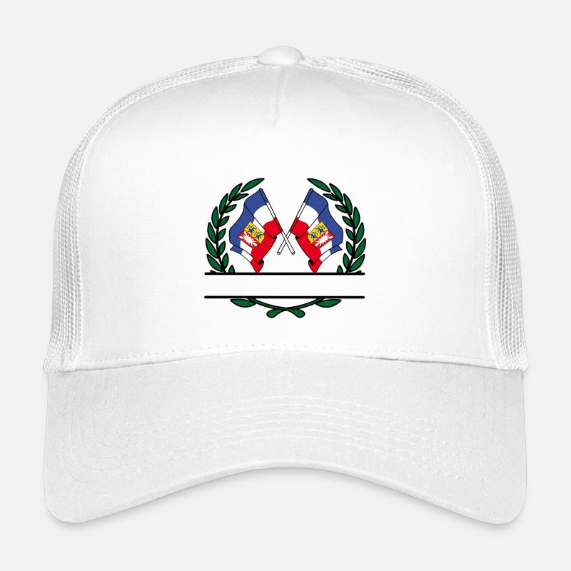 Flags Schleswig Holstein laurel wreath banner Kids’ Trucker Cap