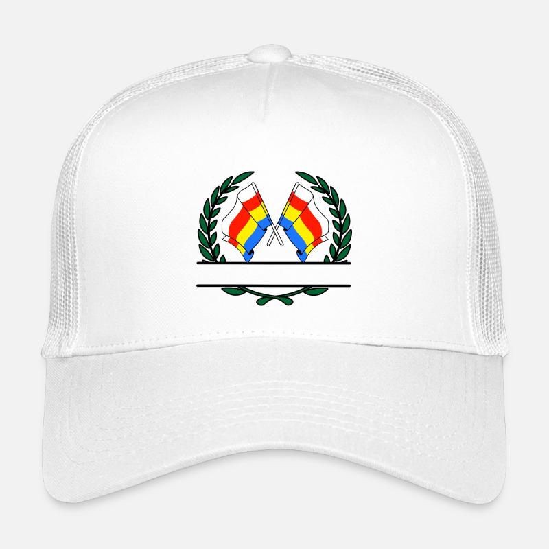 Fahnen Podlachisches Lorbeerkranz-Banner Kinder Trucker-Cap