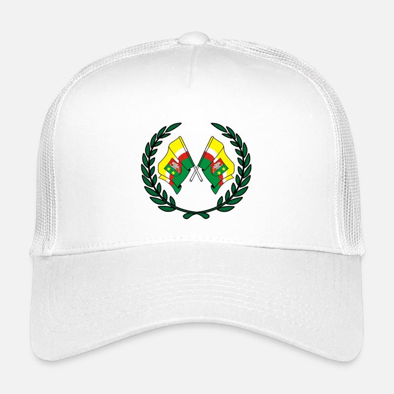 Drapeaux Couronne de laurier Lubusz Casquette trucker enfant