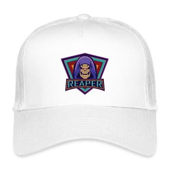 Grim Reaper Reaper. - Kids’ Trucker Cap - white - Front