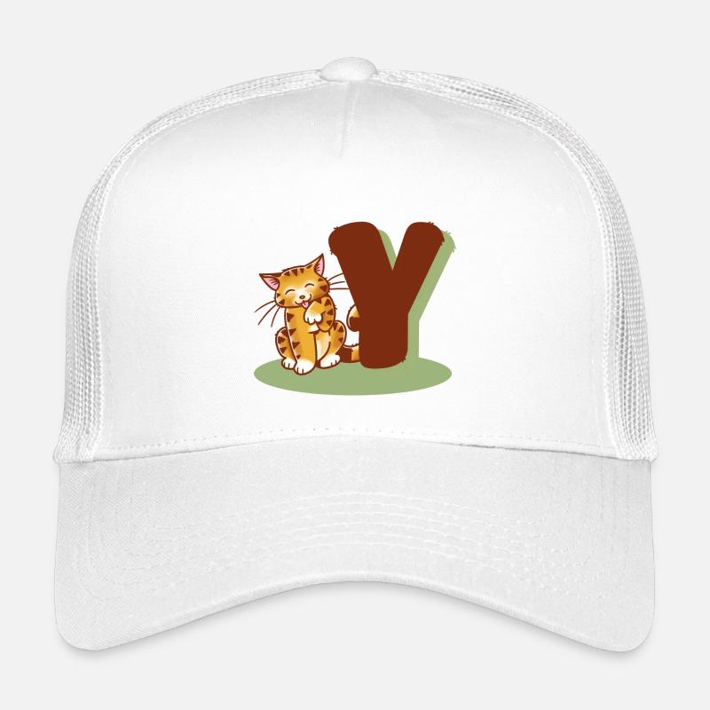 Katze Buchstabe Y Kinder Trucker-Cap
