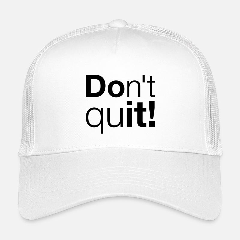 Motivation N’abandonnez pas, faites-le - Casquette trucker enfant - blanc