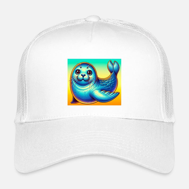 Siegel - Kinder Trucker-Cap - Weiß
