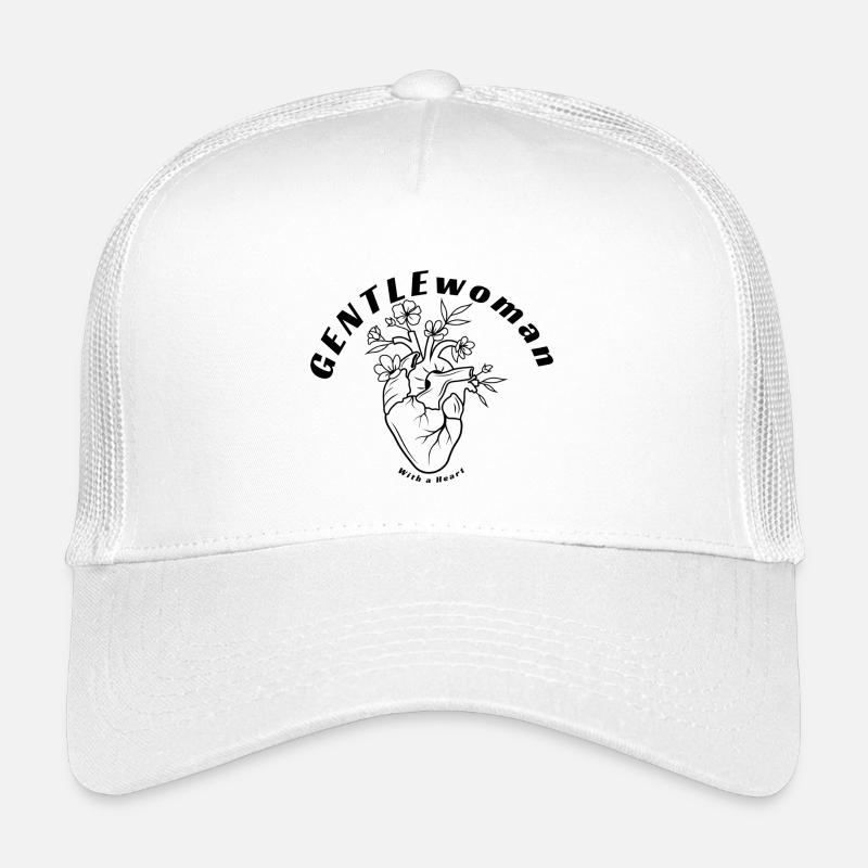 Vornehme Dame - Kinder Trucker-Cap - Weiß