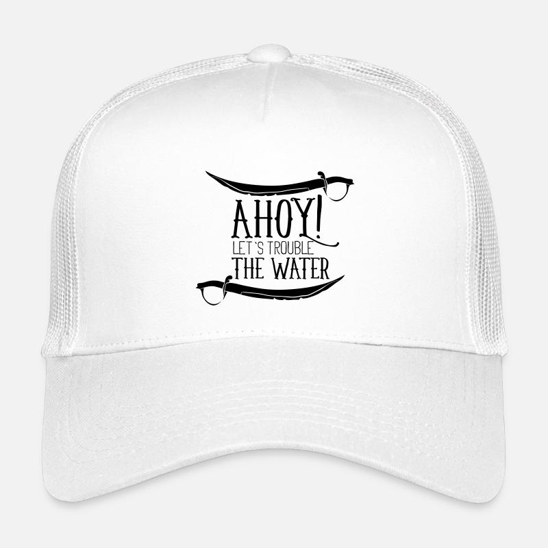Pirate-Themed Design Featuring Swords and a Nautic Casquette trucker enfant