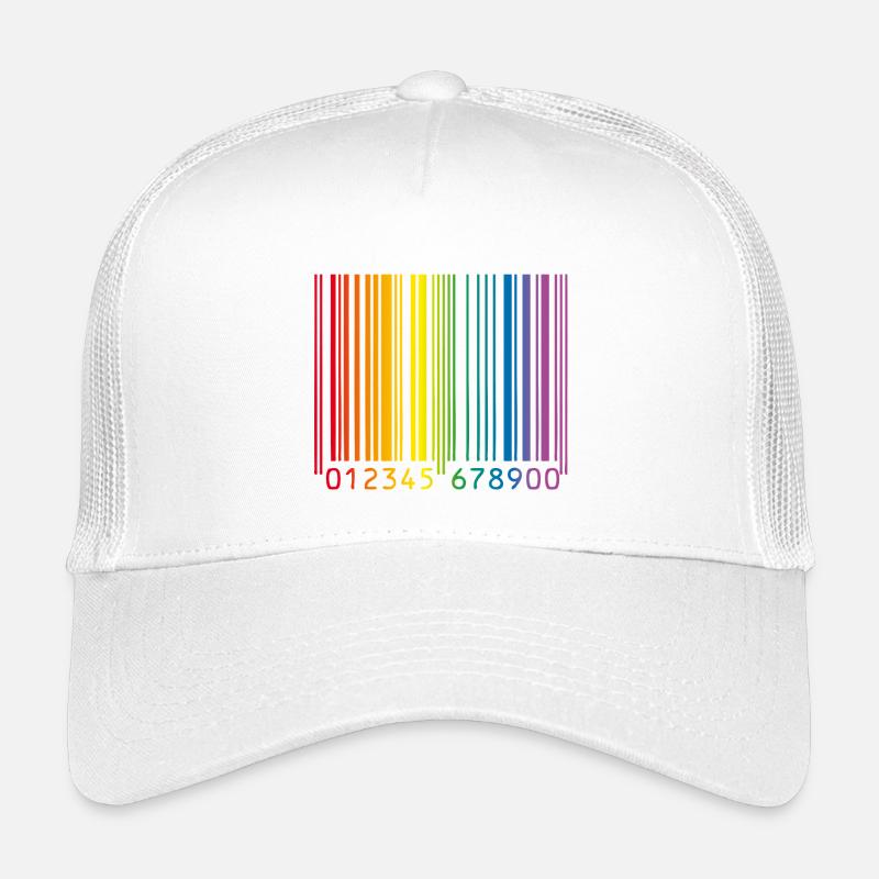 Schwuler Barcode - Kinder Trucker-Cap - Weiß