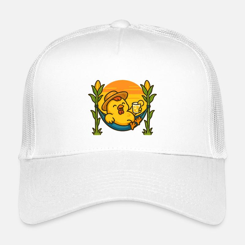 Chicken of the Corn Sippin’ Lemonade Kids’ Trucker Cap