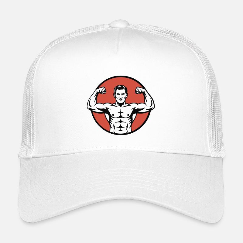 Vintage Strongman - Kinder Trucker-Cap - Weiß