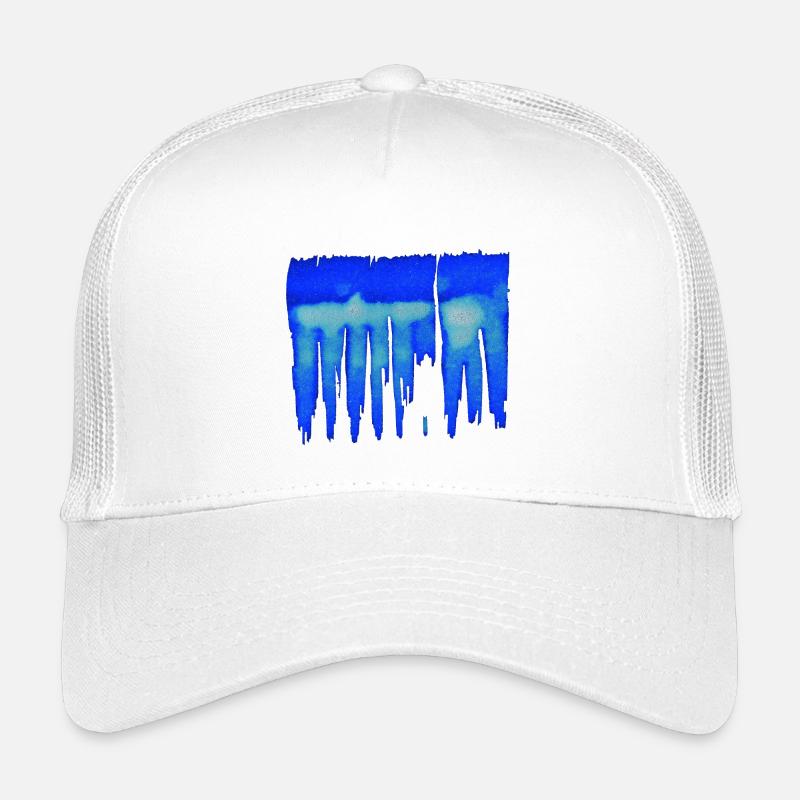 abstrait - fond bleu Casquette trucker enfant