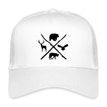 Animal - Kids’ Trucker Cap - white - Front