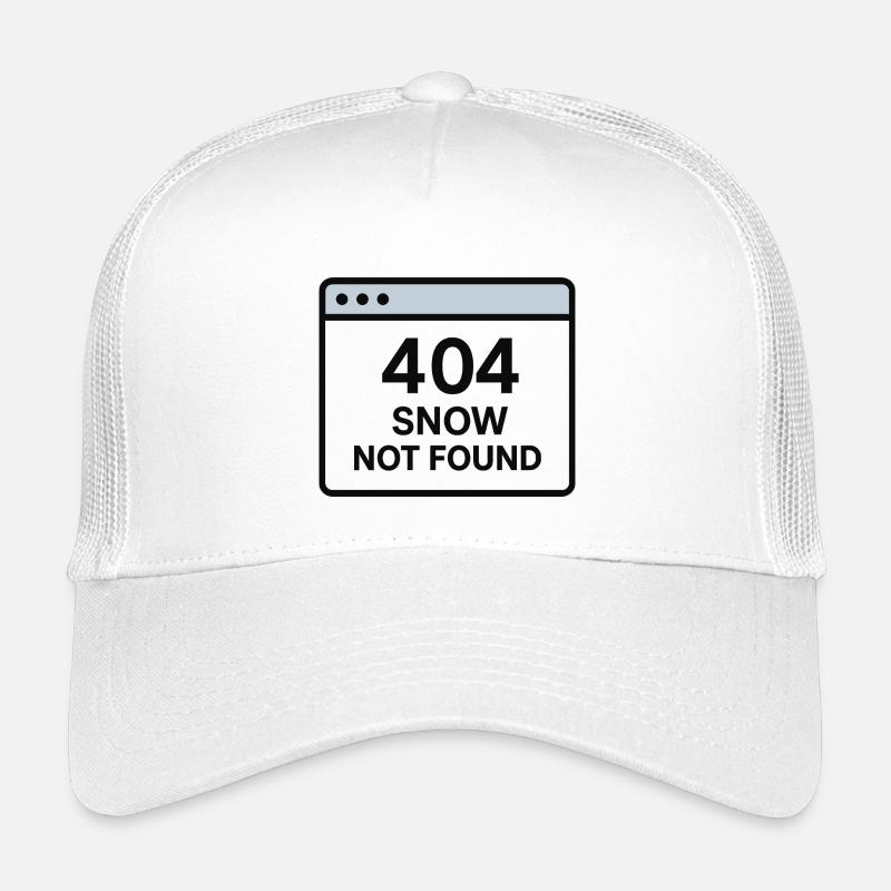 404 Neige non trouvée Casquette trucker enfant
