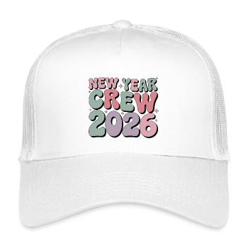 Équipe du Nouvel An 2026 - Casquette trucker enfant - blanc - Devant