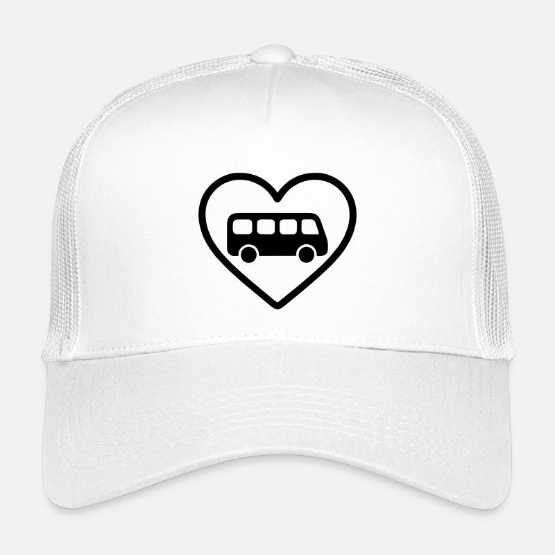 Chauffeur de bus Heart Casquette trucker enfant