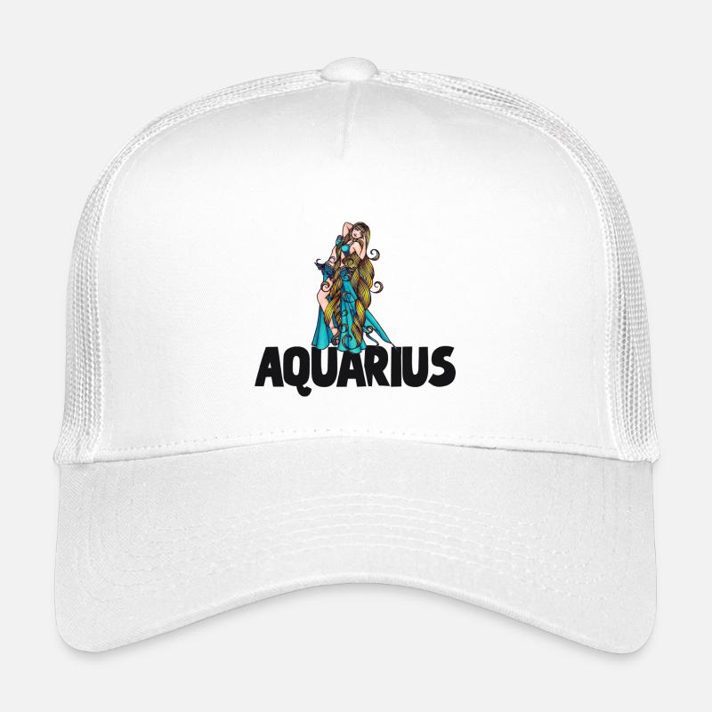 Jeune Fille Verseau dans Aqua Flow Casquette trucker enfant