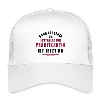 Stagiaire plombier Stage Plombier - Casquette trucker enfant - blanc - Devant
