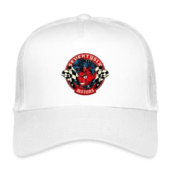 Lucky Devil - Kinder Trucker-Cap - Weiß - Vorne