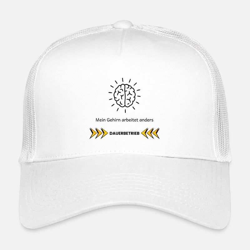 Mon cerveau fonctionne différemment – Conception de la focalisation TDAH Casquette trucker enfant