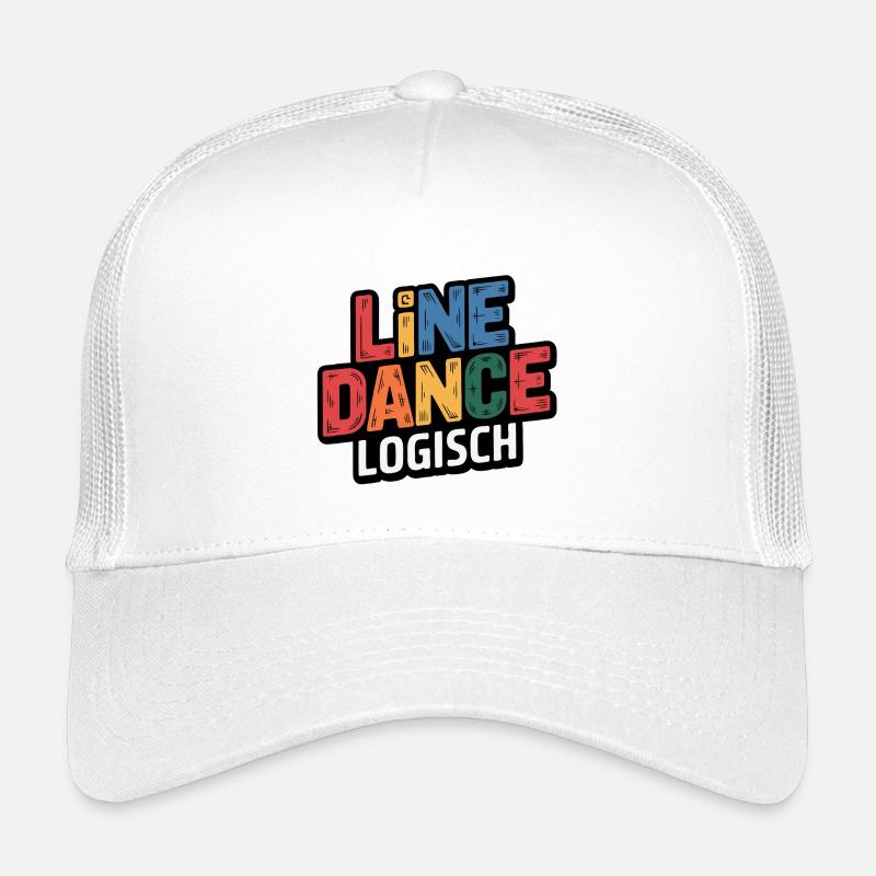 LineDance Logisch Farbig - Kinder Trucker-Cap - Weiß
