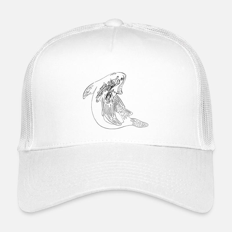 Unique Whale - Kinder Trucker-Cap - Weiß