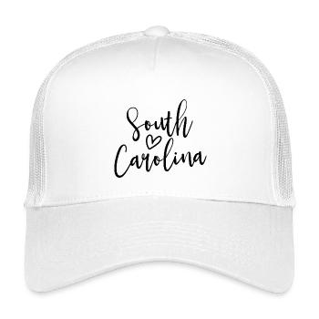 South Carolina Heart Women's Love South Carolina - Kids’ Trucker Cap - white - Front