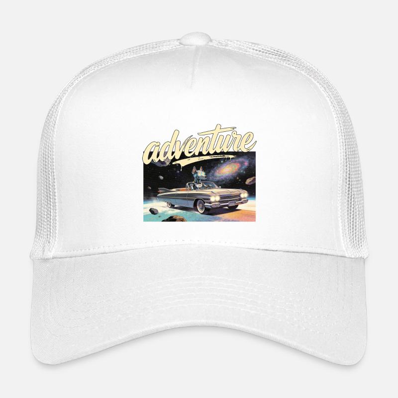 Retro Auto Abenteuer Kinder Trucker-Cap