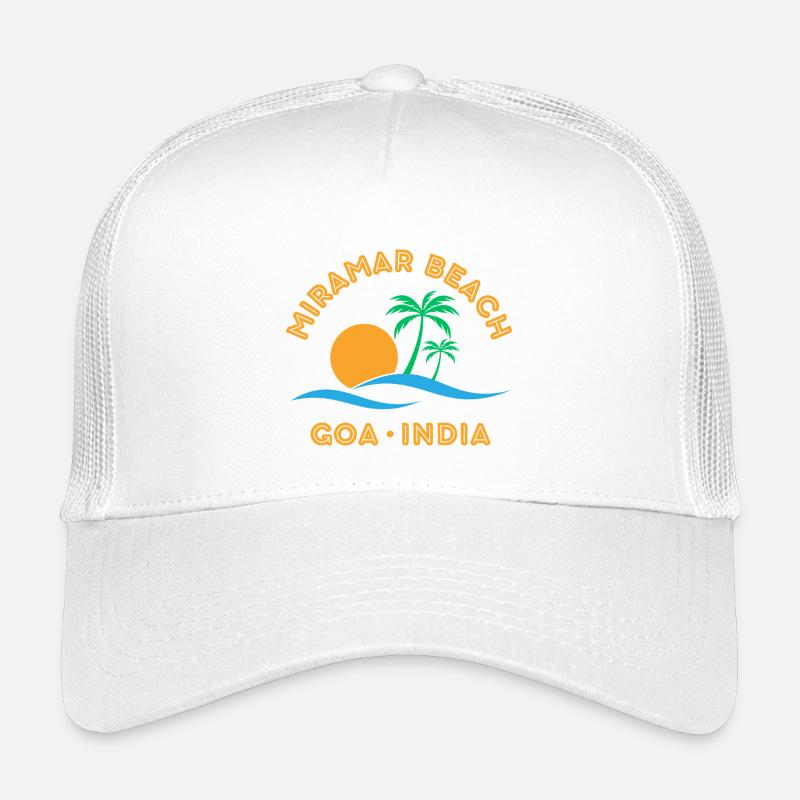 PLAGE DE MIRAM, GOA, INDE Casquette trucker enfant