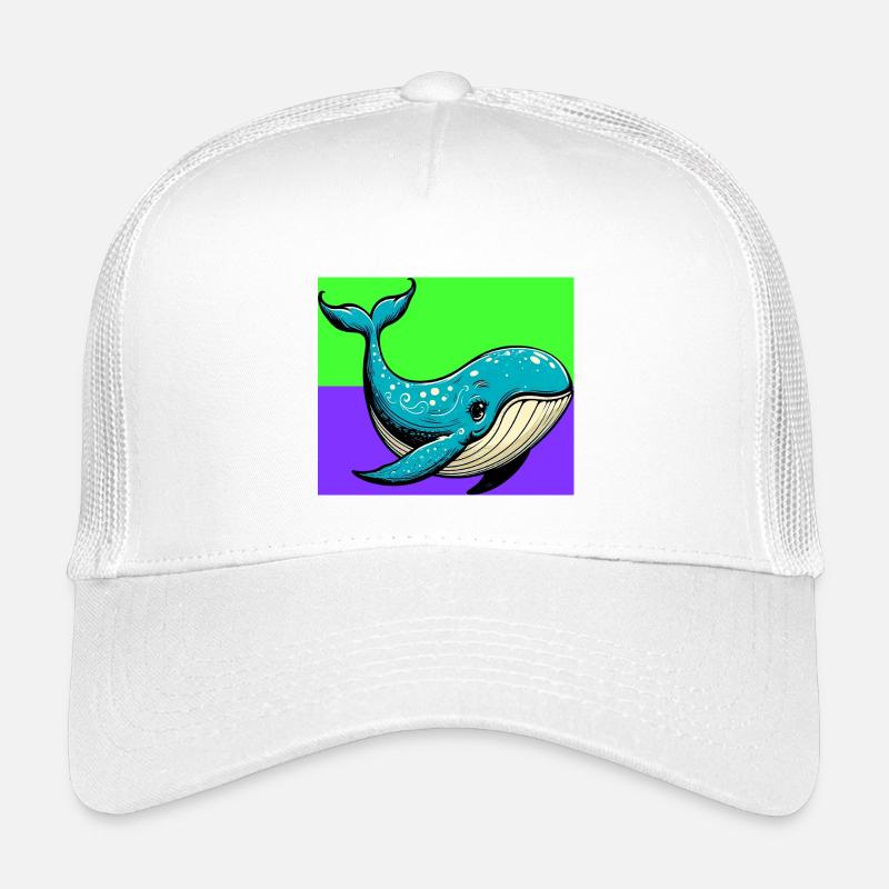 Wal - Kinder Trucker-Cap - Weiß