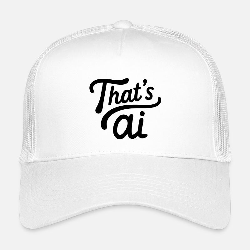 “That’s AI” Handwritten Typography Kinder Trucker-Cap
