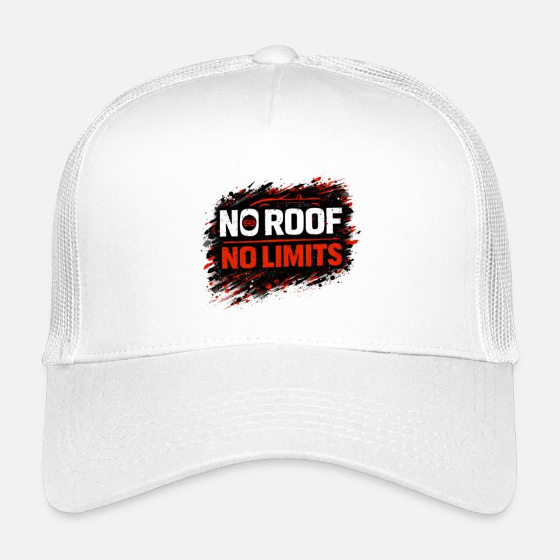No Rules No Limits Auto Cabrio Spruch  Kinder Trucker-Cap