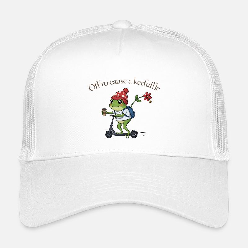 Grenouille sur le scooter : Agitation Casquette trucker enfant