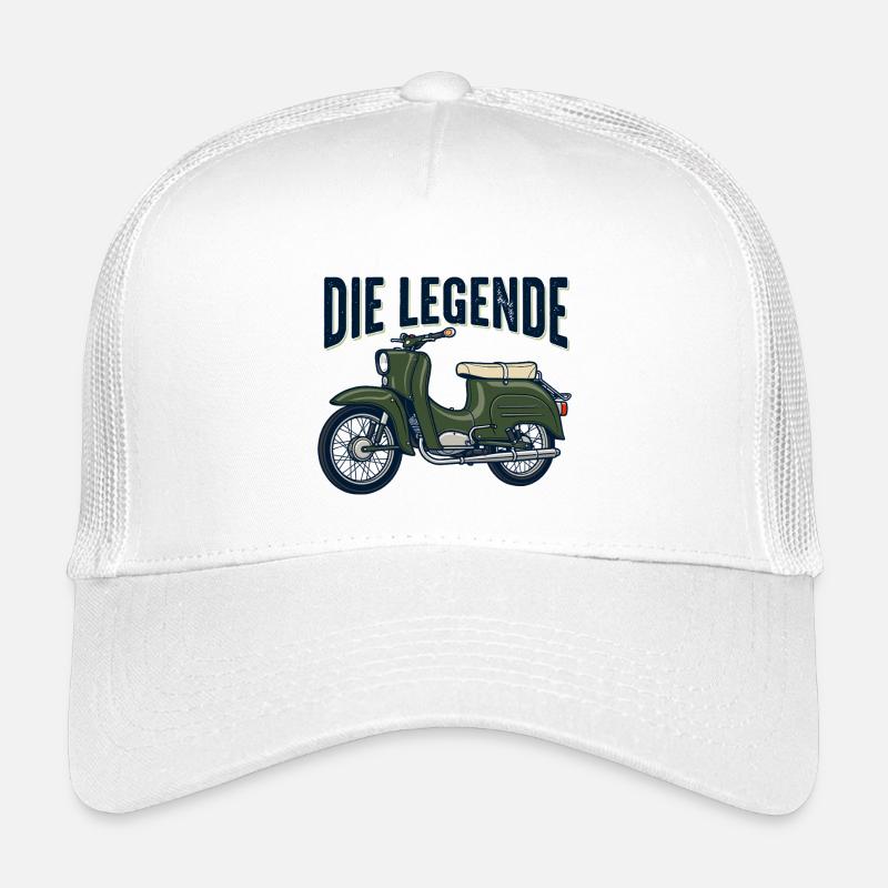 Simson Schwalbe DDR - Kinder Trucker-Cap - Weiß