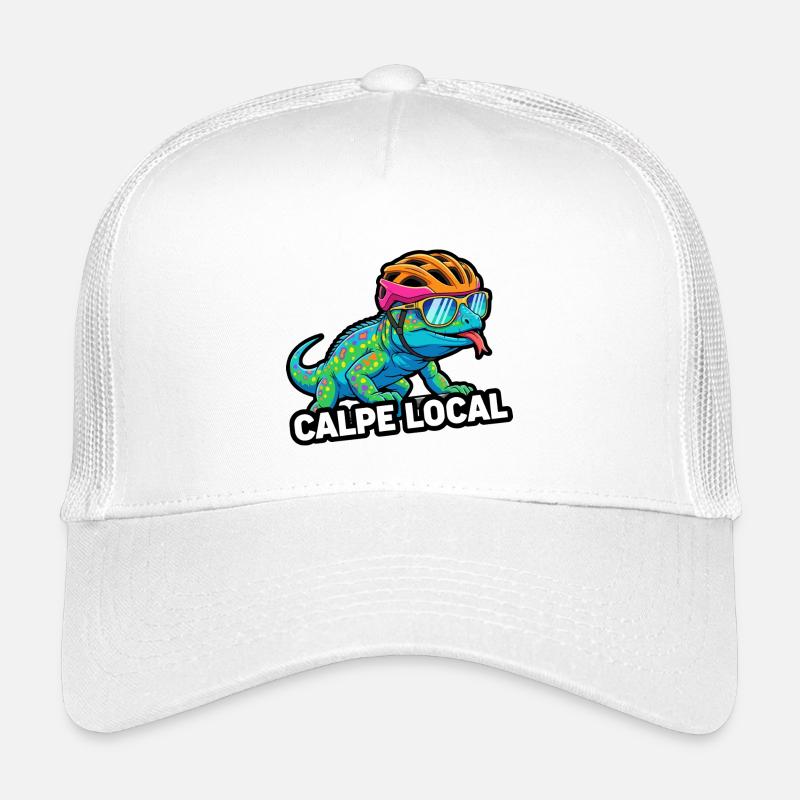 Lézard cycliste local de Calpe Casquette trucker enfant