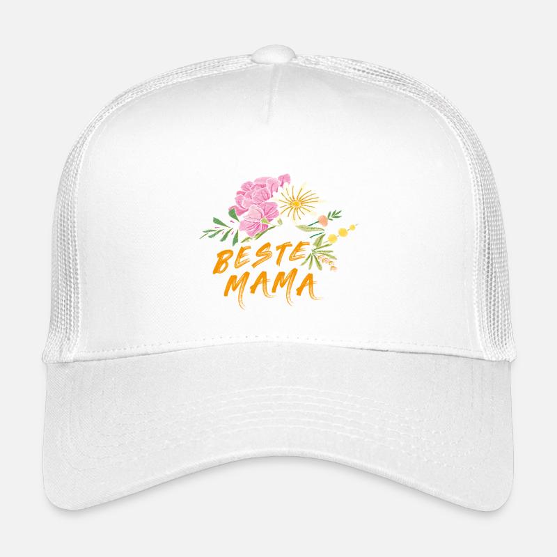 Beste Mama  - Kinder Trucker-Cap - Weiß